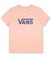 Camisetas Lifestyle Vans WM Drop V SS Crew-B Peach Beige