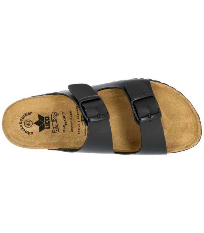 Sandalias Casual Lico Sandalia Bioline Negro
