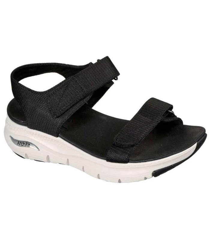 Sandales Casual Skechers Arch Fit Touristy Negro
