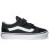 Vans YT Ward V junior: zapatillas de ante y lona con doble velcro, puntera reforzada y suela waffle de caucho.