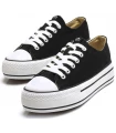Chaussures de Casual Femme Mustang Bigger X Lona Noir