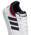 Chaussures de Casual Homme Adidas Hoops 3.0 Blanco