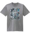 T-shirts Lifestyle Vans Camiseta Vans Night Garden Box-B Gris