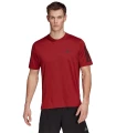 Camisetas técnicas running Adidas Camiseta Training Granate