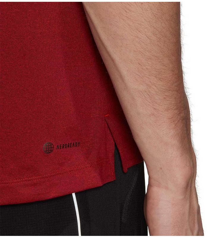 Camisetas técnicas running Adidas Camiseta Training Granate