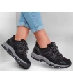 Zapatillas Trekking Femme Skechers Trego Lookout Point BKBL