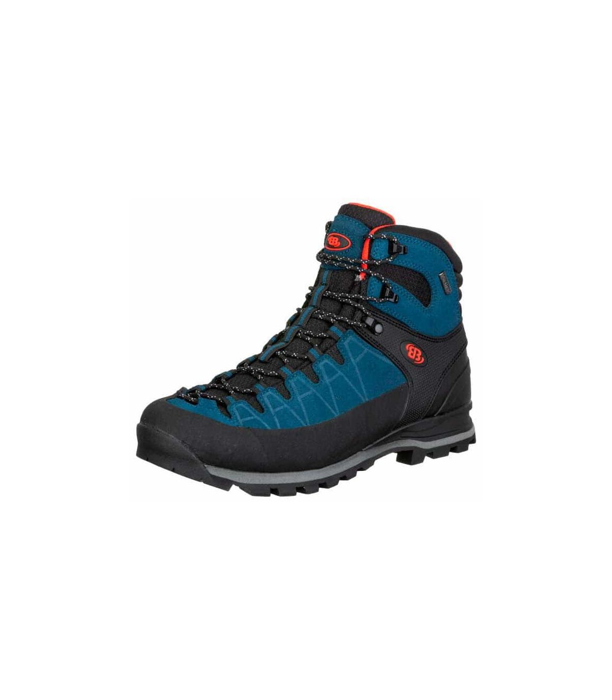 Botas de montaña Brütting Mount Tasman para hombre, piel de ante, suela Vibram y membrana impermeable Comfortex.
