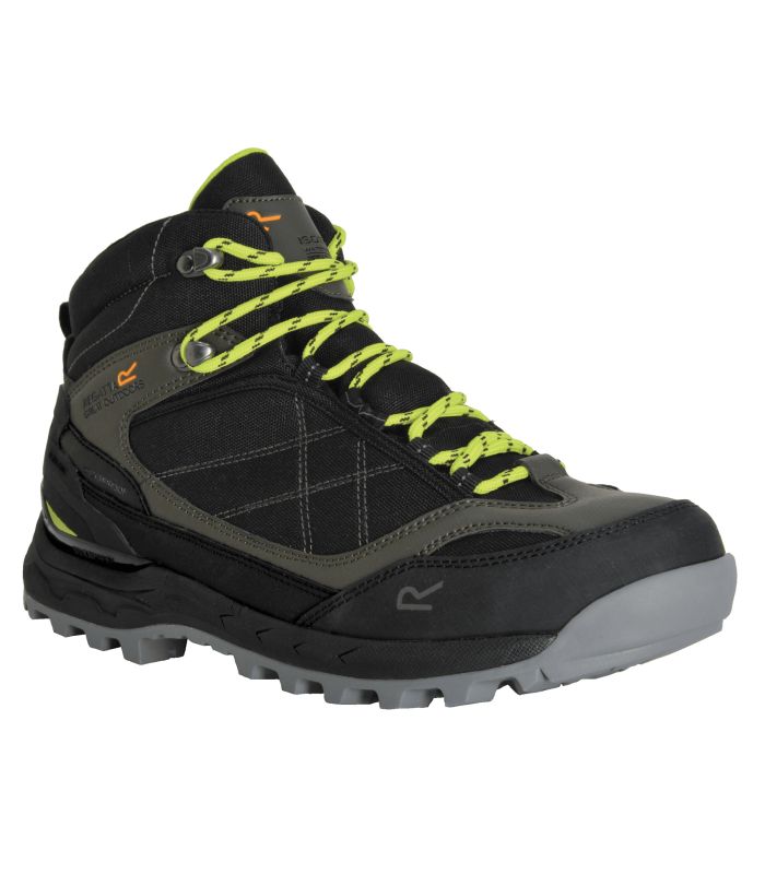 Botas de montaña Regatta Samaris Pro Kaki para hombre, calzado impermeable, resistente y acolchado para trekking.
