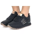 Chaussures de Casual Femme Mtng Joggo W Noir