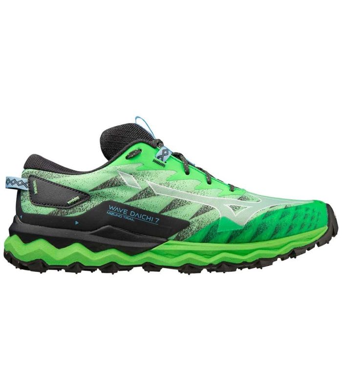 Mizuno Daichi 7 Green - Trail Running Man Sneakers