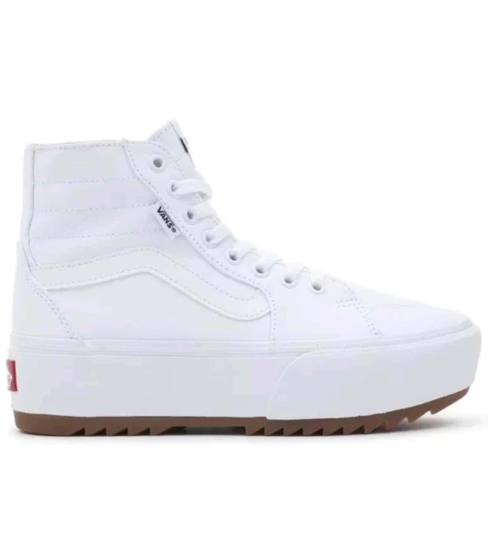 Chaussures de Casual Femme Vans Filmore Hi Tapere Blanco