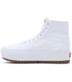 Chaussures de Casual Femme Vans Filmore Hi Tapere Blanco