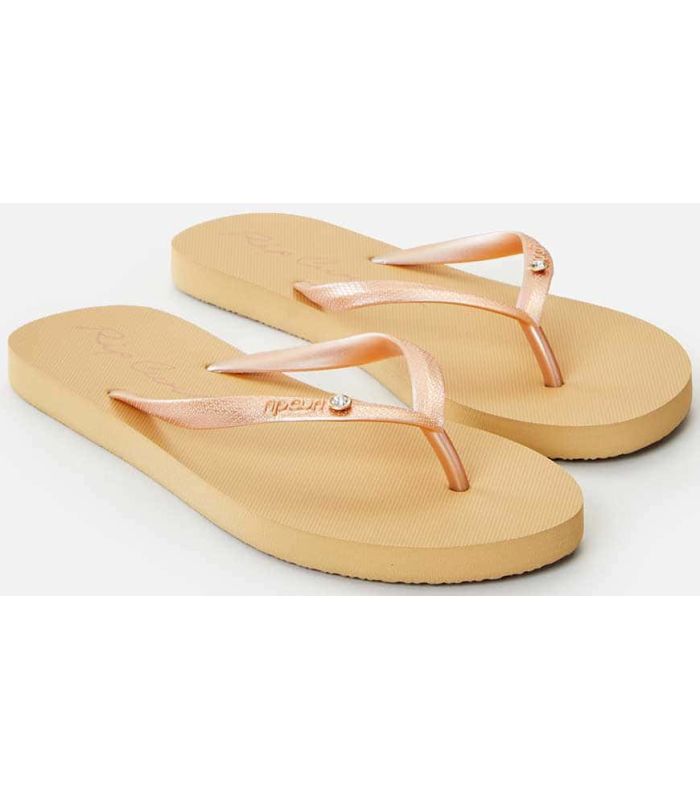 Tienda Sandalias / Chancletas Mujer Rip Curl Script Wave Gold