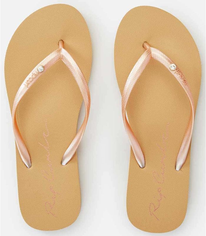 Tienda Sandalias / Chancletas Mujer Rip Curl Script Wave Gold