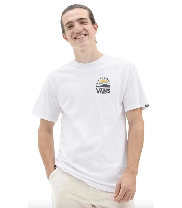 T-shirts Lifestyle Vans Camiseta Sideset Blanco