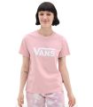 T-shirts Lifestyle Vans Camiseta Drop Crew Rosa