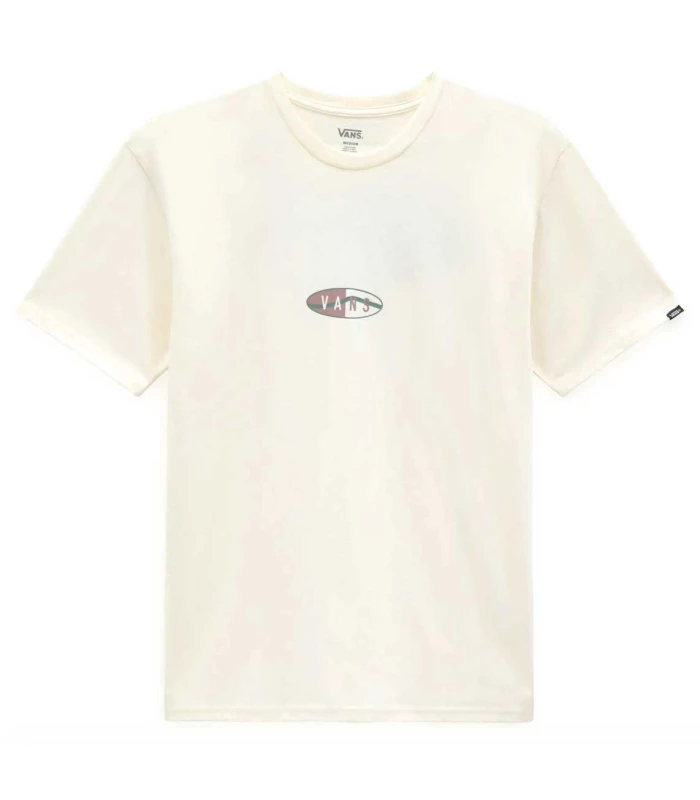T-shirts Lifestyle Vans Camiseta Oval Team Antique White