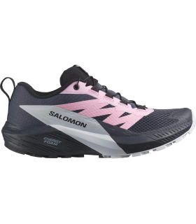 Zapatillas Trail Running Mujer Salomon Sense Ride 5 W Gris