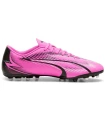 Botas de Futbol Puma Ultra Play Mg Rosa
