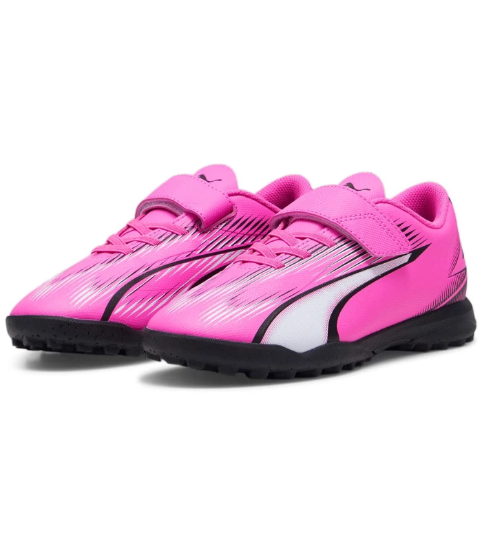 Bottes multi-tacos uma Ultra Play TT Velcro Jr Rosa