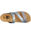 Sandalias Casual Lico Sandalias Natural Glitter Antracita