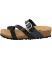 Sandalias Casual Lico Sandalias Natural Glitter Negro