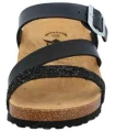 Sandalias Casual Lico Sandalias Natural Glitter Negro