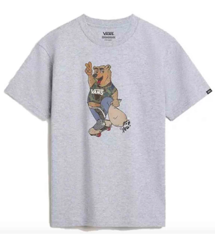 T-shirts Lifestyle Vans Camiseta Peace Ours Crew Gris Niño