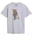 T-shirts Lifestyle Vans Camiseta Peace Ours Crew Gris Niño