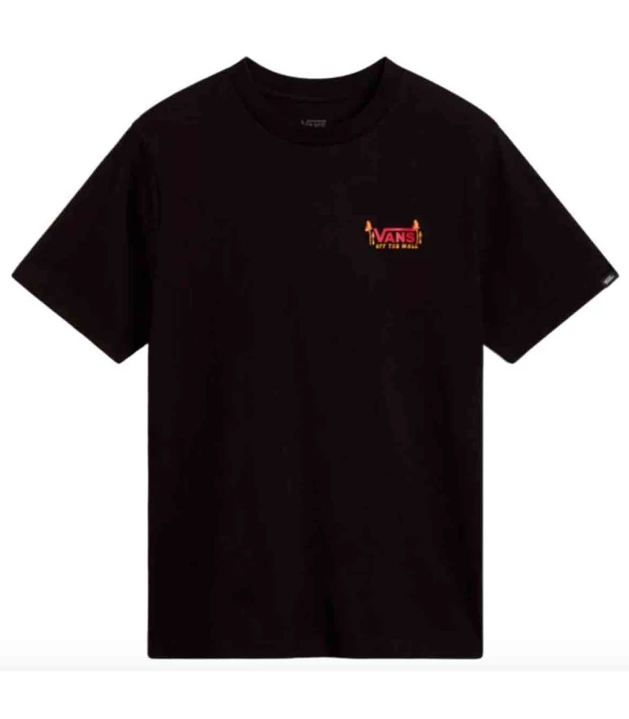T-shirts Lifestyle Vans Camiseta Squatch Songs Ss Crew Black