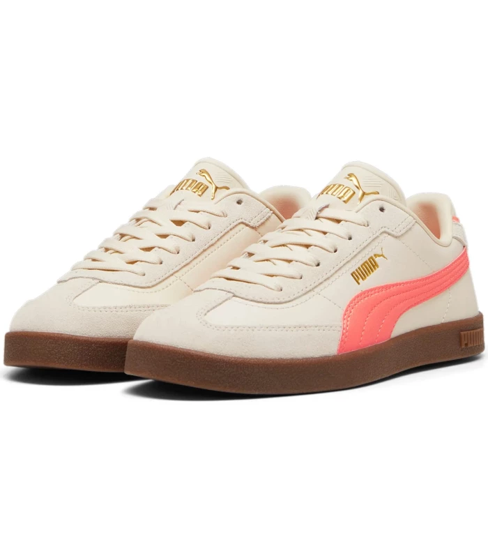 Chaussures de Casual Femme Puma Club II était beige