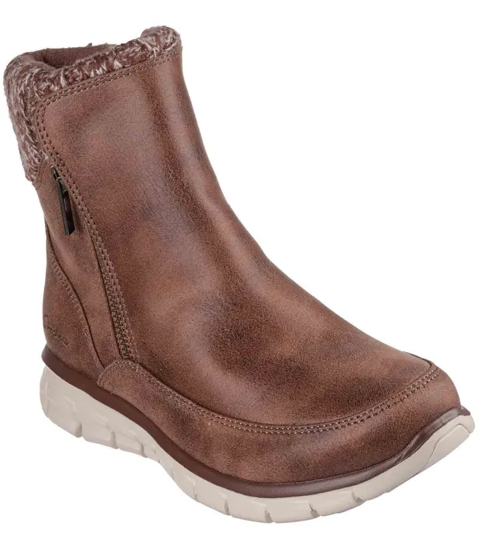 Chaussures de Casual Femme Skechers Synergy Lovely Collab Marron