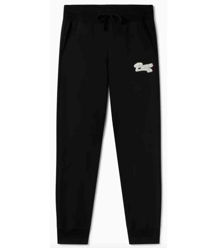 Pantalones Lifestyle Puma Pantalon Script Sweatpants Fl Mujer
