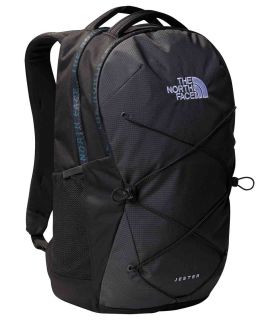 Mochila The North Face Jester Asphalt Grey 28L con sistema FlexVent y compartimento para portátil de 15 pulgadas.