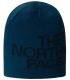 Gorro reversible The North Face Highline Petrol azul, térmico y sostenible de tejido PrimaLoft Eco.