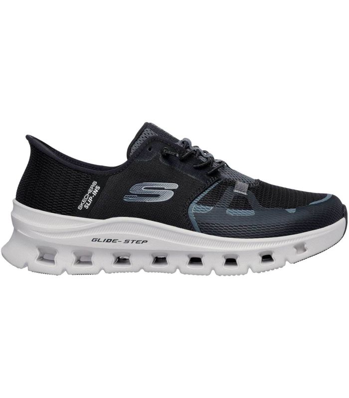 Skechers Slip-Ins Glide-Step Pro: zapatillas hombre manos libres con amortiguación geométrica y Memory Foam.