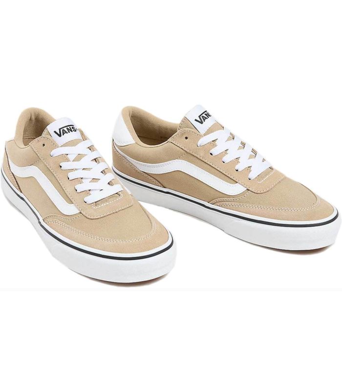 Calzado Casual Hombre Vans Brooklyn Ls Beige