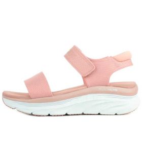 Sandalias Casual Skechers D'Lux Walker New Block Rosa