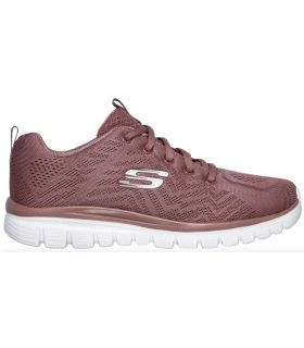 Calzado Casual Mujer Skechers Graceful Get Connected Rosa