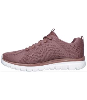 Calzado Casual Mujer Skechers Graceful Get Connected Rosa