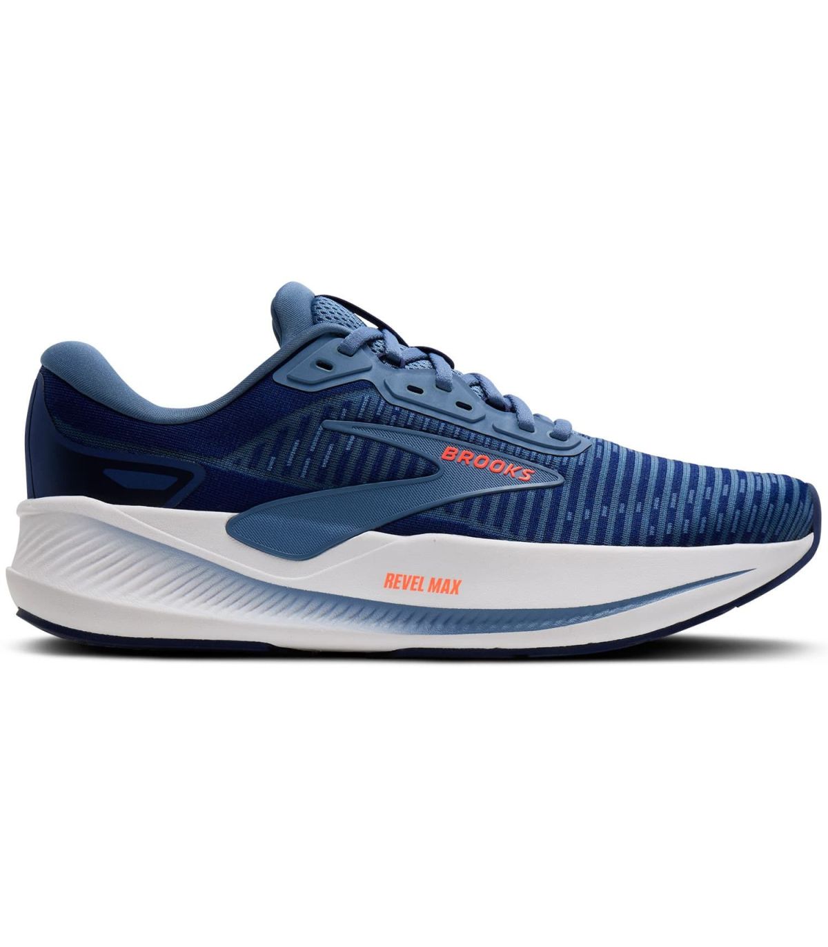 Brooks Revel Max | Perfil Maximalista y Malla de Rayas