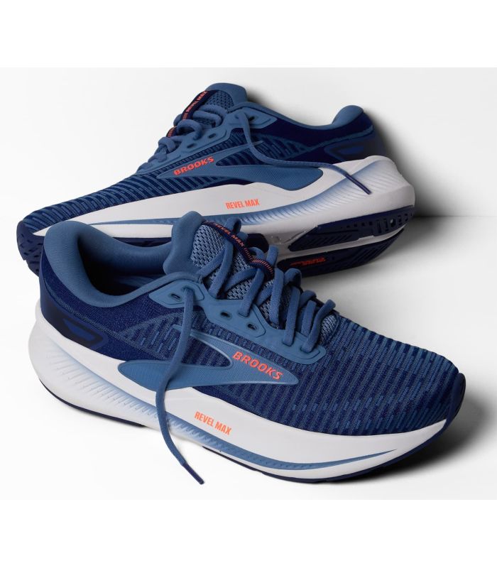 Brooks Revel Max | Perfil Maximalista y Malla de Rayas