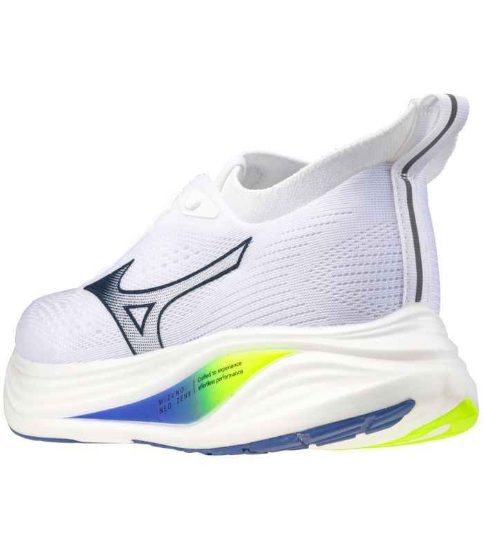 Mizuno Neo Zen 2 | Monocasco Blanco y Detalle Flúor 205g