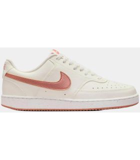 Nike Court Vision Low Next Nature Beige Mujer | Logo salmón