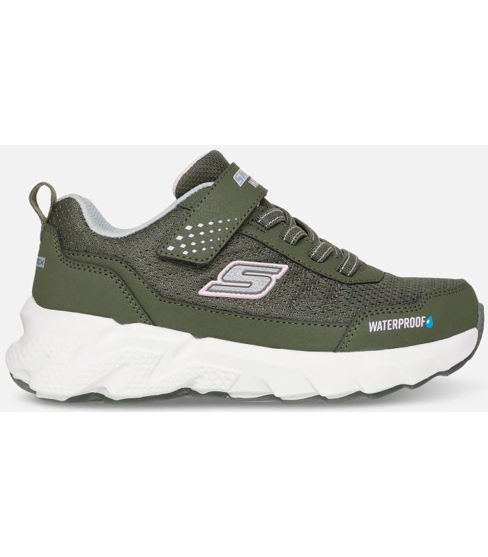 Skechers Camp Rage Waterproof Verde | Malla Sellada Oliva