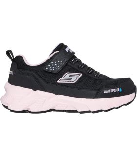 Skechers Camp Rage Niños - Zapatillas Impermeables Negras con Velcro | Membrana Estanca