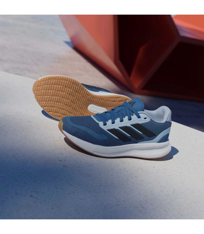 Adidas Runfalcon 5 90 Junior Azul - Zapatillas Running