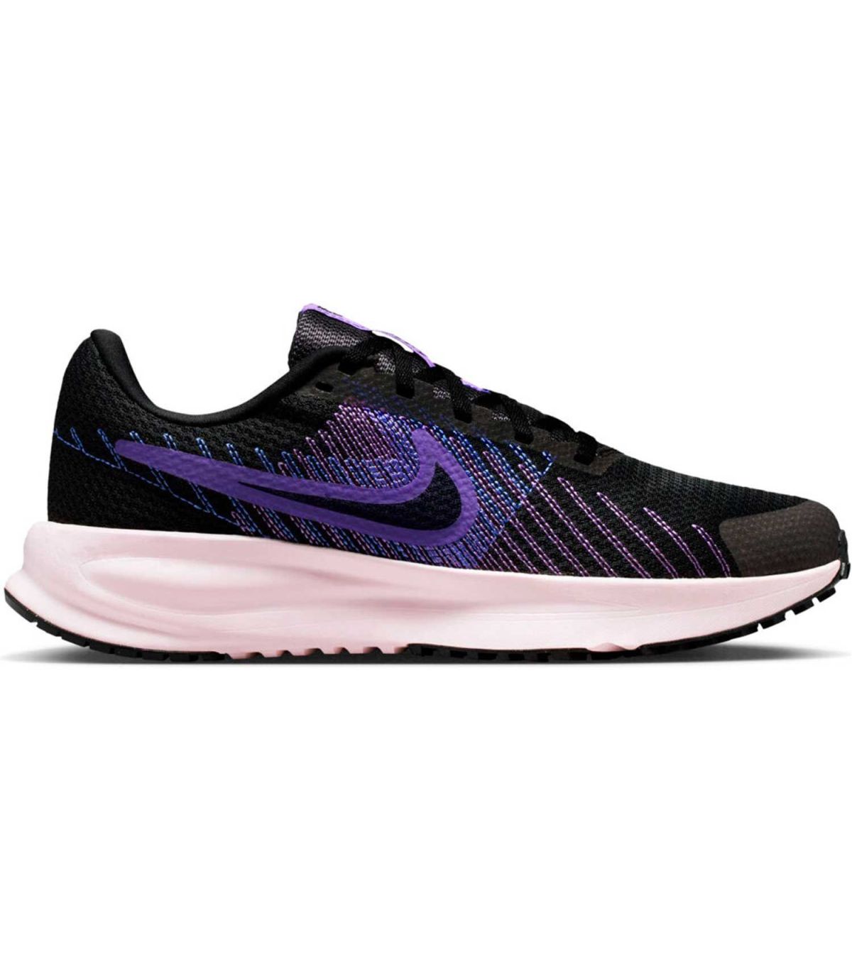 Zapatillas de running Nike Run Defy para mujer en color negro con amortiguación suave para pisada neutra.