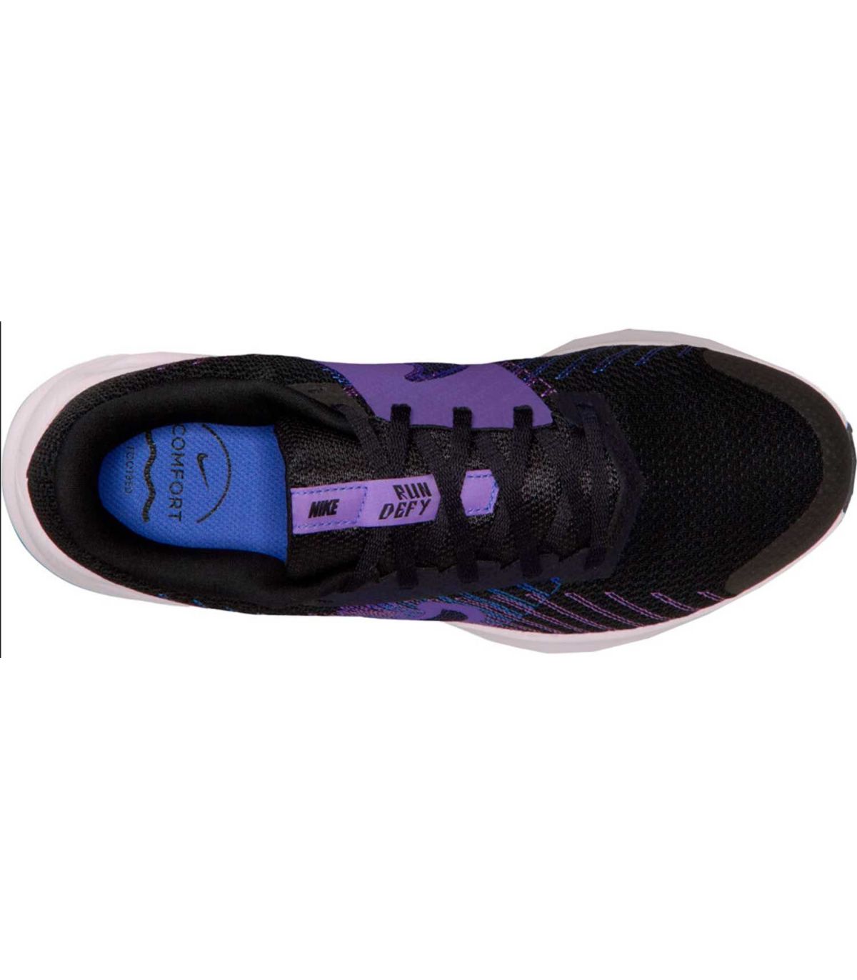Nike Run Defy Mujer Negras - Zapatillas Running de Moda