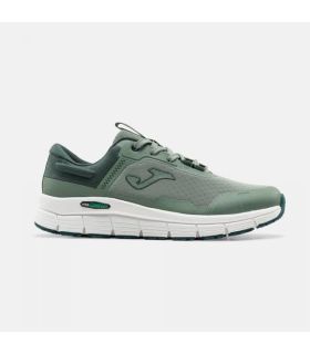 Zapatillas Joma Neron verdes para hombre, calzado deportivo de pisada neutra con amortiguación y estilo urbano.